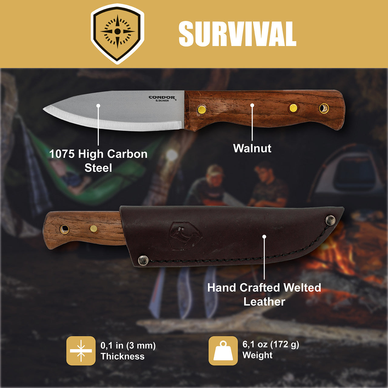 Condor Bushlore Fixed Blade