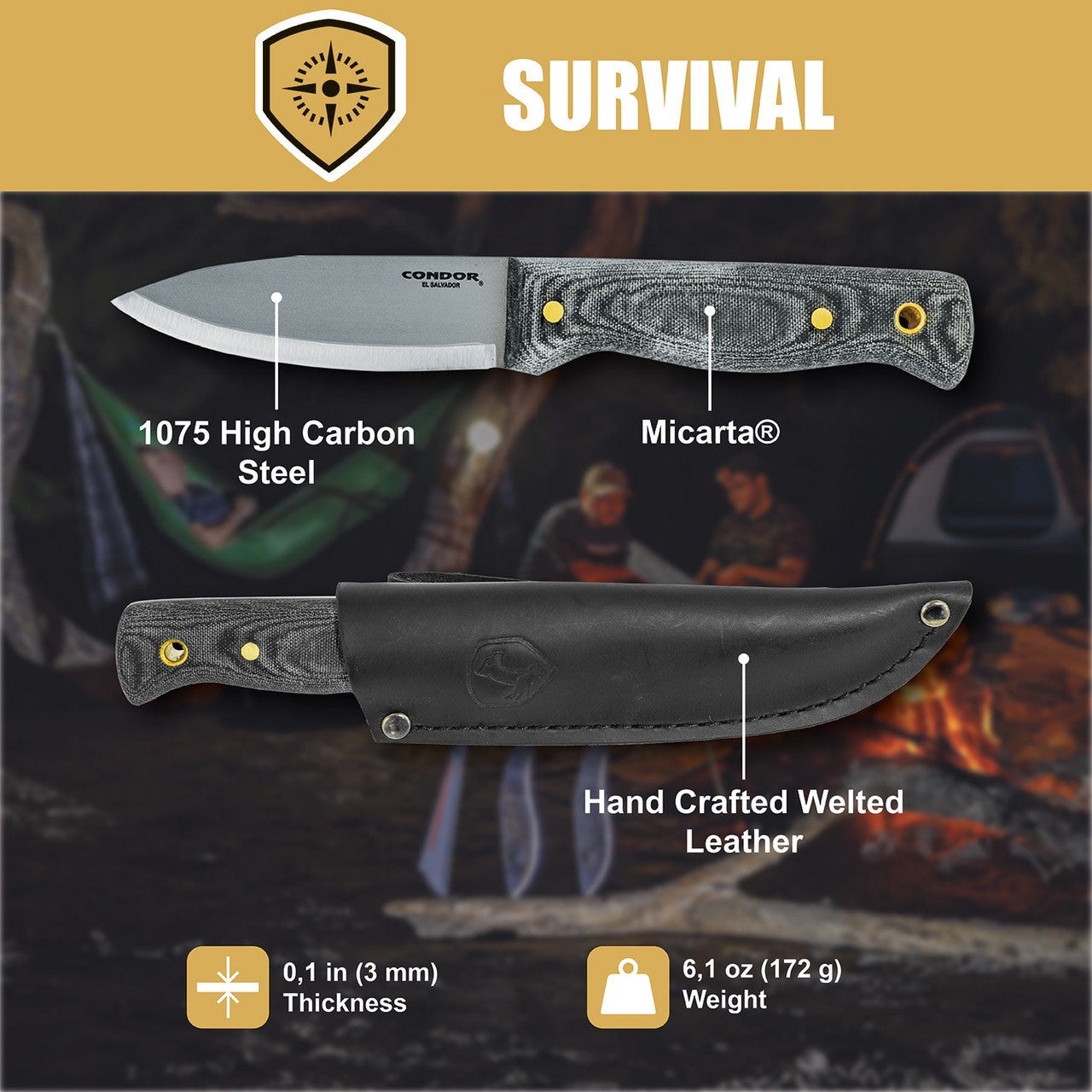 Condor Bushlore Fixed Blade