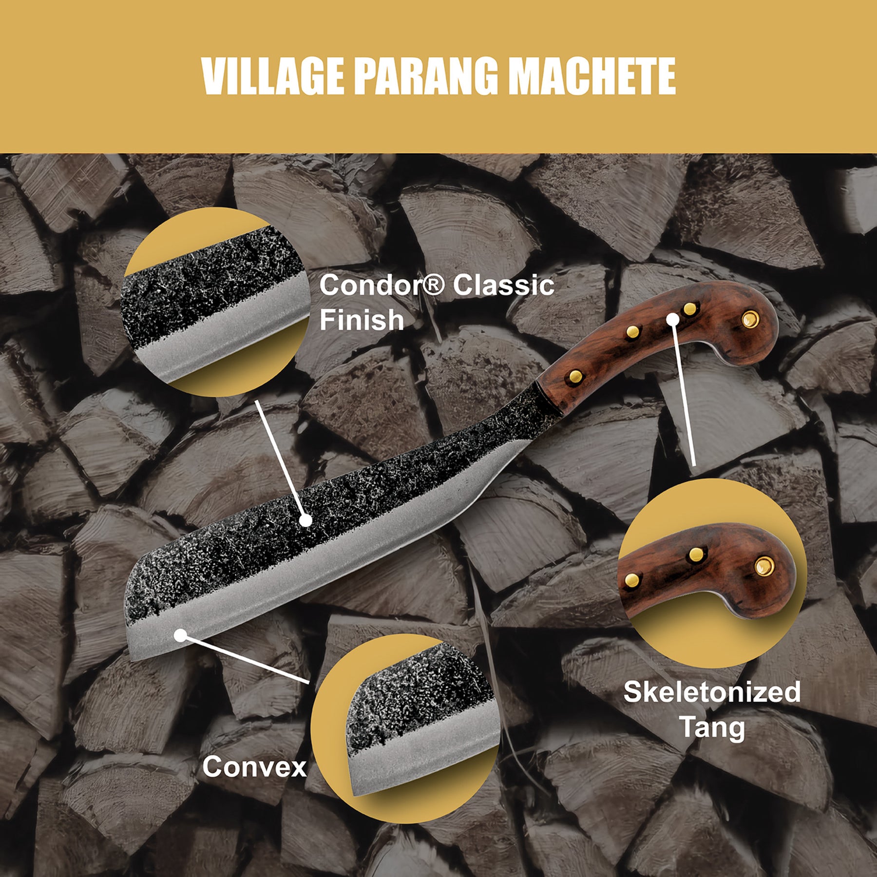 Condor Village Parang Carbon Machete