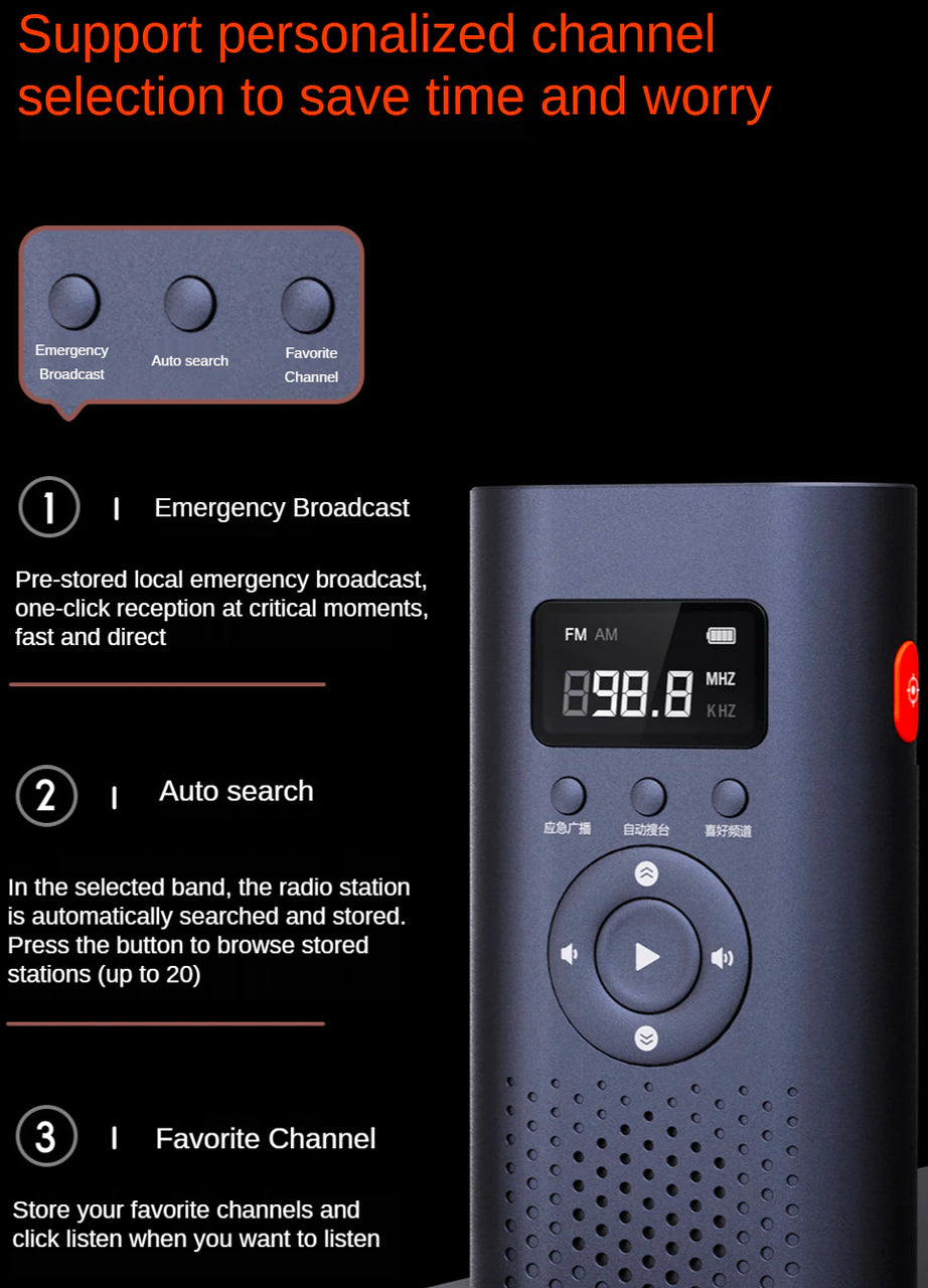 Nextool Hand Crank Radio