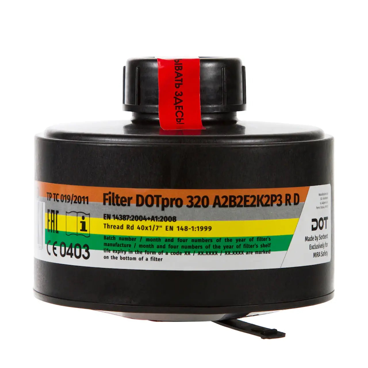 DotPro 320 40mm Gas Mask Filter Mira Safety