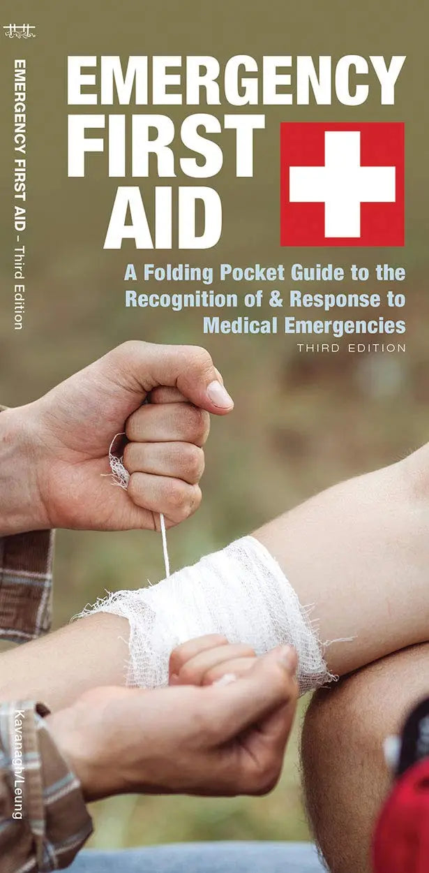 Emergency First Aid : A Folding Pocket Guide to the Recognition of & Response to Medical Emergencies Book Sgt Prepper Shop