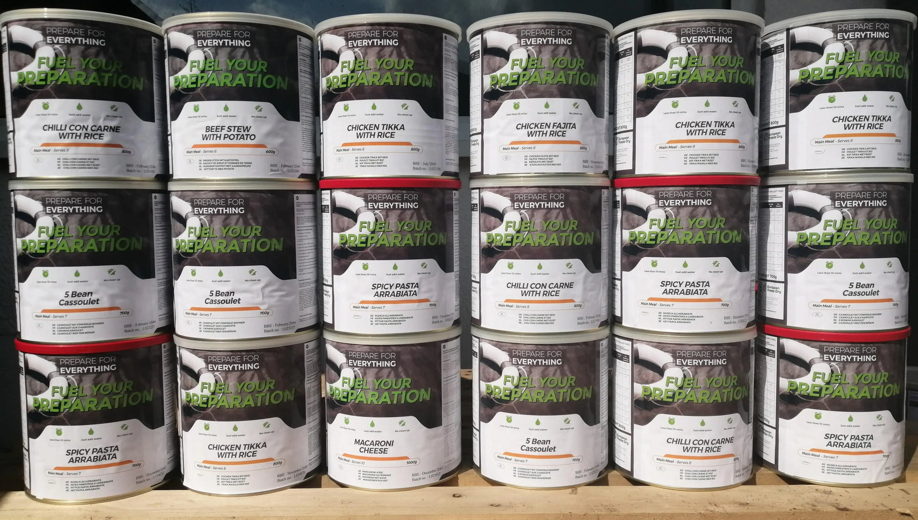 12-month Supply of Emergency Food Fuel Your Preparation