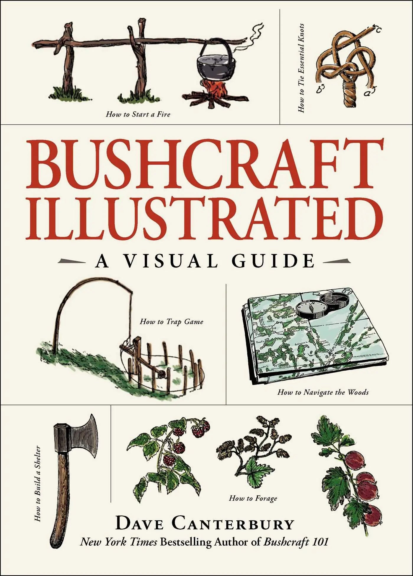 Bushcraft Illustrated : A Visual Guide Book Sgt Prepper Shop