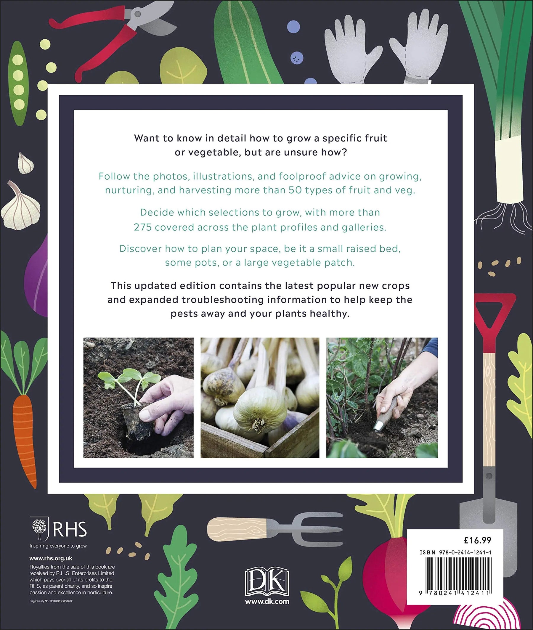 RHS Step-by-Step Veg Patch : A Foolproof Guide to Every Stage of Growing Fruit and Veg Sgt Prepper Shop