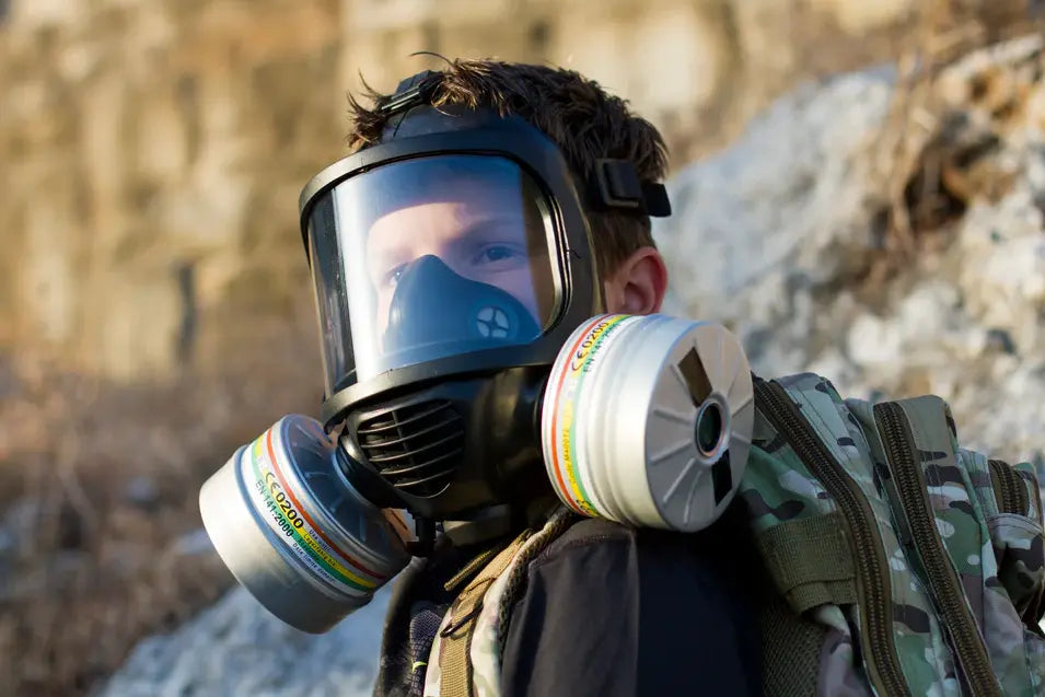 Mira Safety CM-6M Gas Mask w/ Drinking System Mira Safety