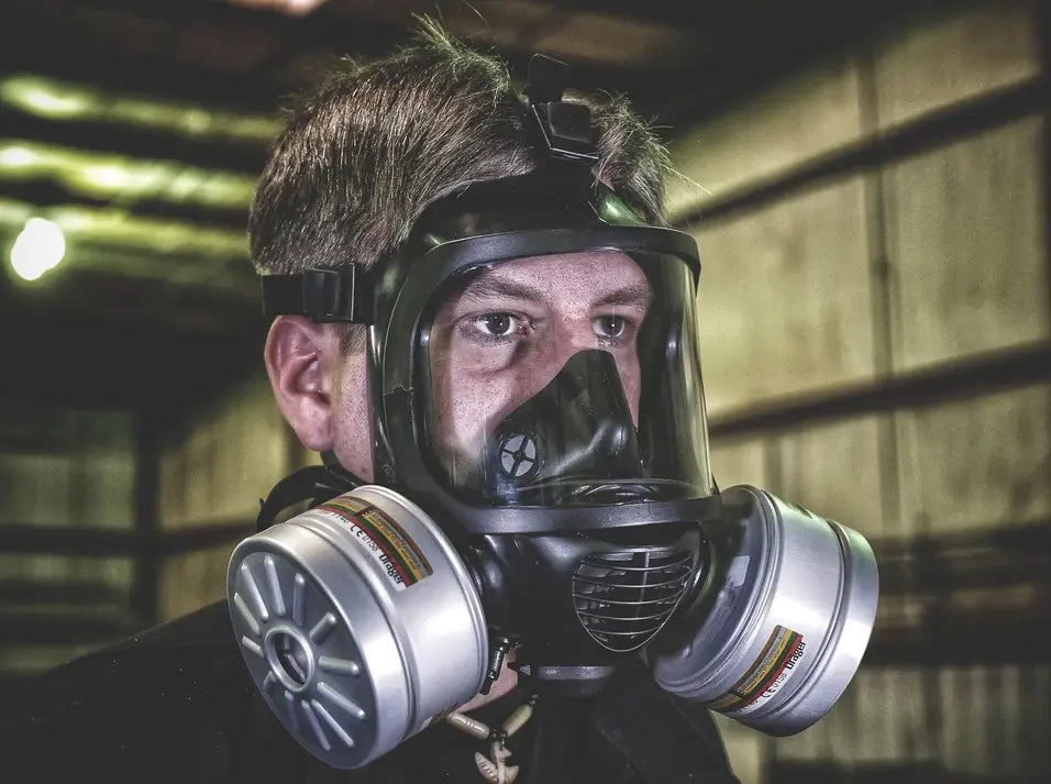 Mira Safety CM-6M Gas Mask w/ Drinking System Mira Safety