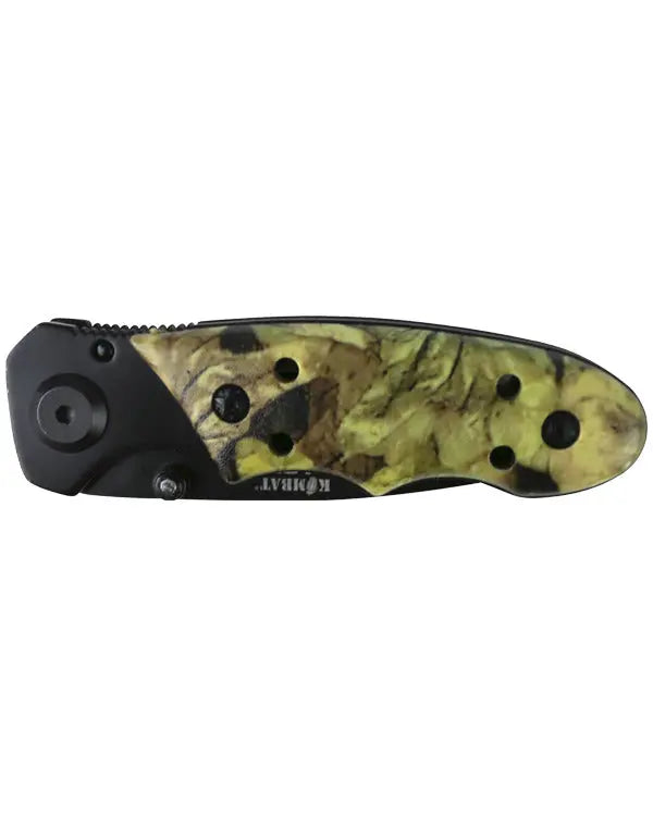 Camo Mini Lock Knife - KW531-35CABK Kombat