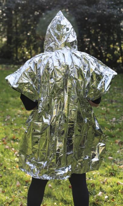 Foil Hypothermia Space Poncho