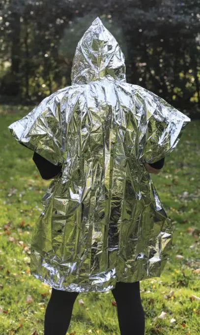 Foil Hypothermia Space Poncho BCB