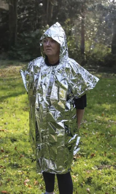 Foil Hypothermia Space Poncho BCB