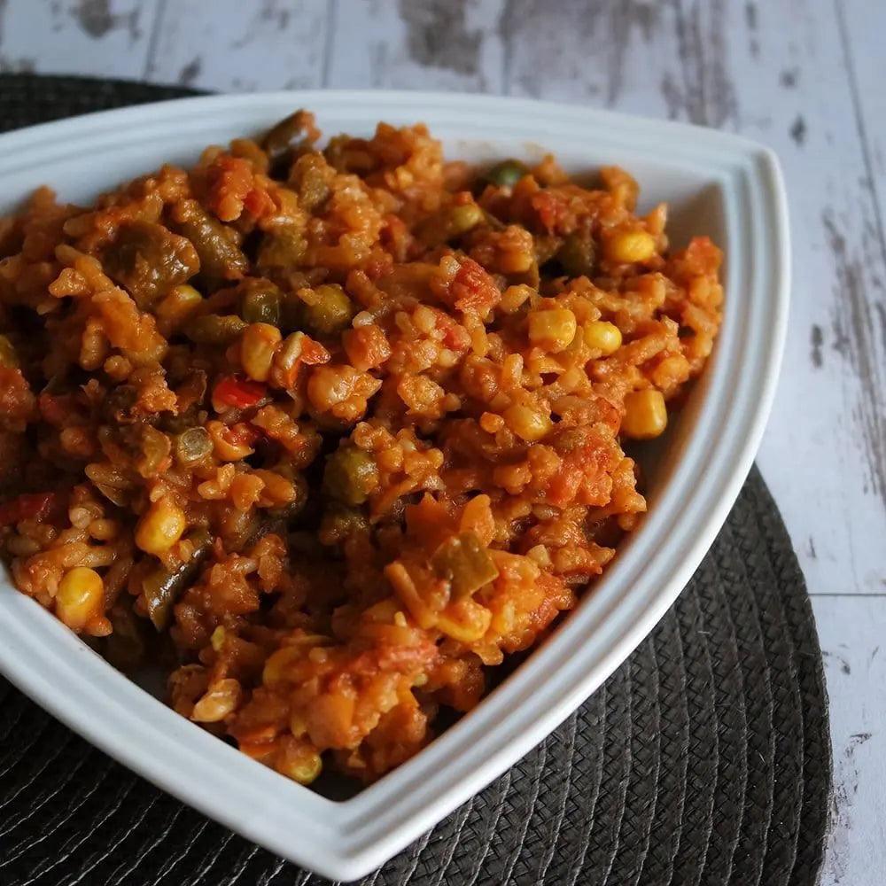 Vegetable Tikka with Rice Freeze Dried Tin Fuel Your Preparation