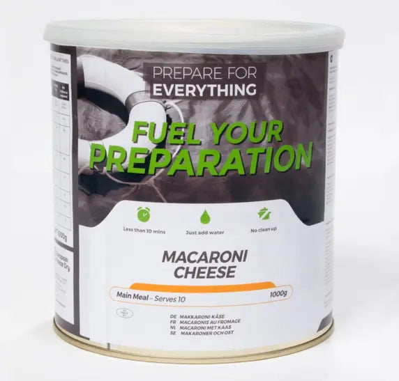 Macaroni Cheese Freeze Dried Tin Fuel Your Preparation