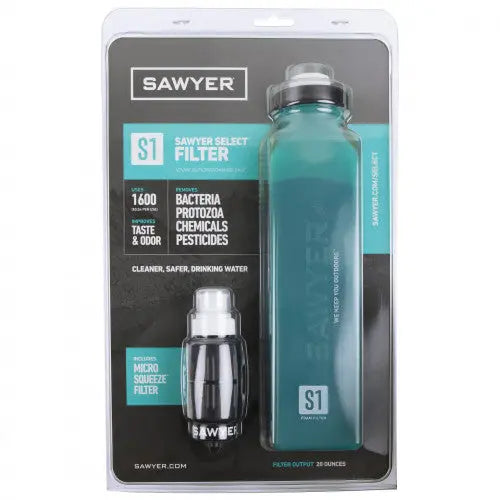S1 Sawyer Water Filter - SP4120 - Removes Bacteria, Protozoa Chemicals, Pesticides Sawyer
