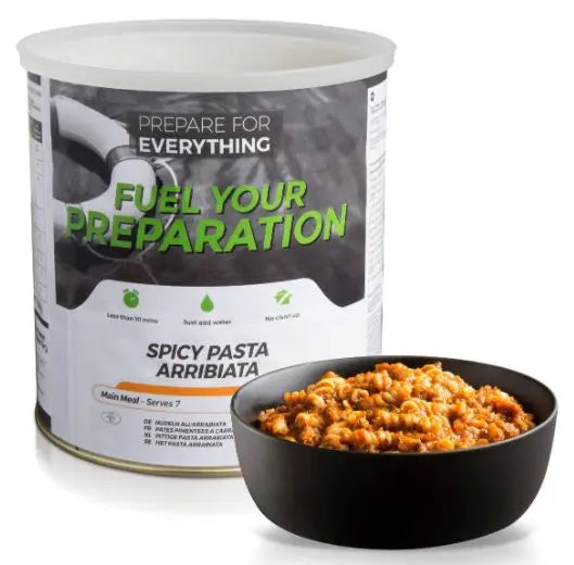 Spicy Pasta Arrabiata Freeze Dried Tin Fuel Your Preparation