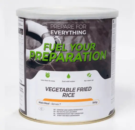 Vegetable Fried Rice Freeze Dried Tin Fuel Your Preparation