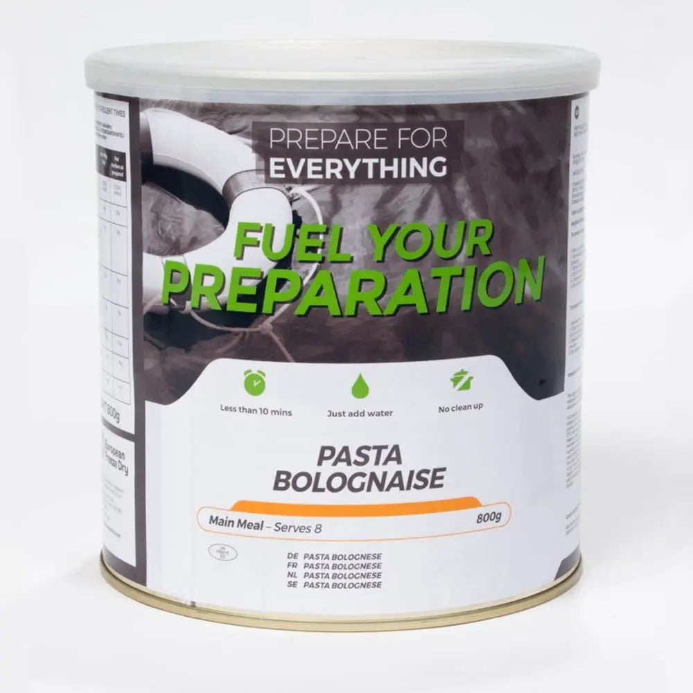 Pasta Bolognaise Freeze Dried Tin Fuel Your Preparation