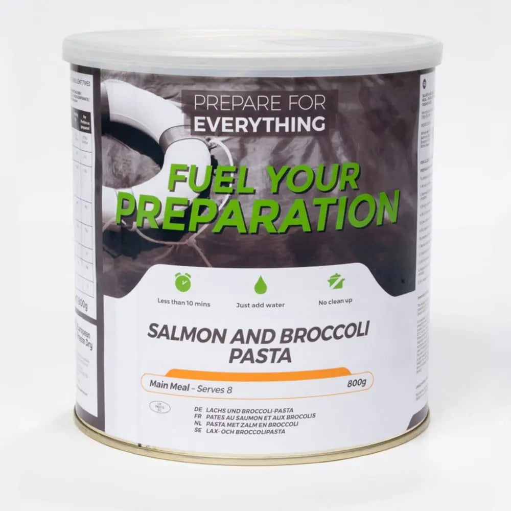 Salmon and Broccoli Pasta Freeze Dried Tin Fuel Your Preparation