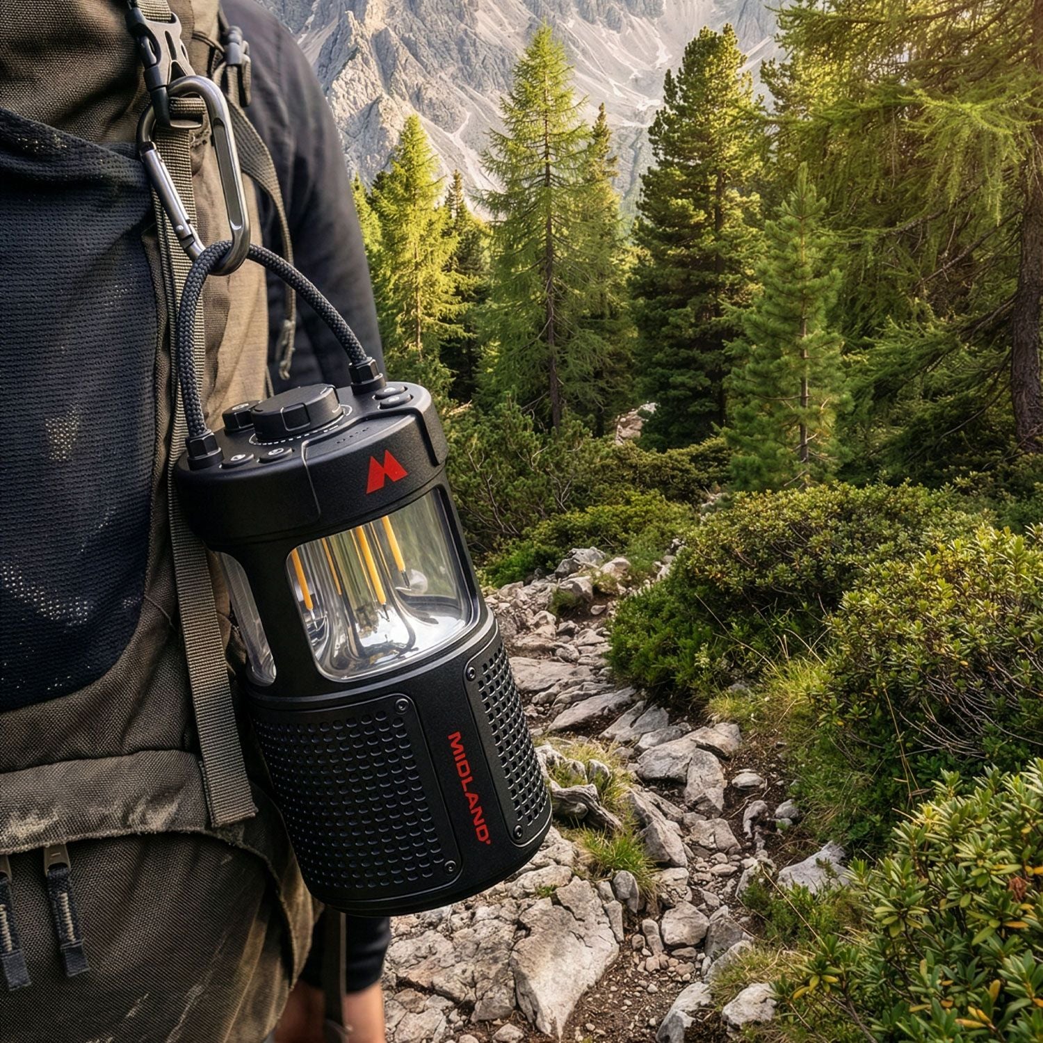 Midland ER Lantern LED lantern with Bluetooth speaker