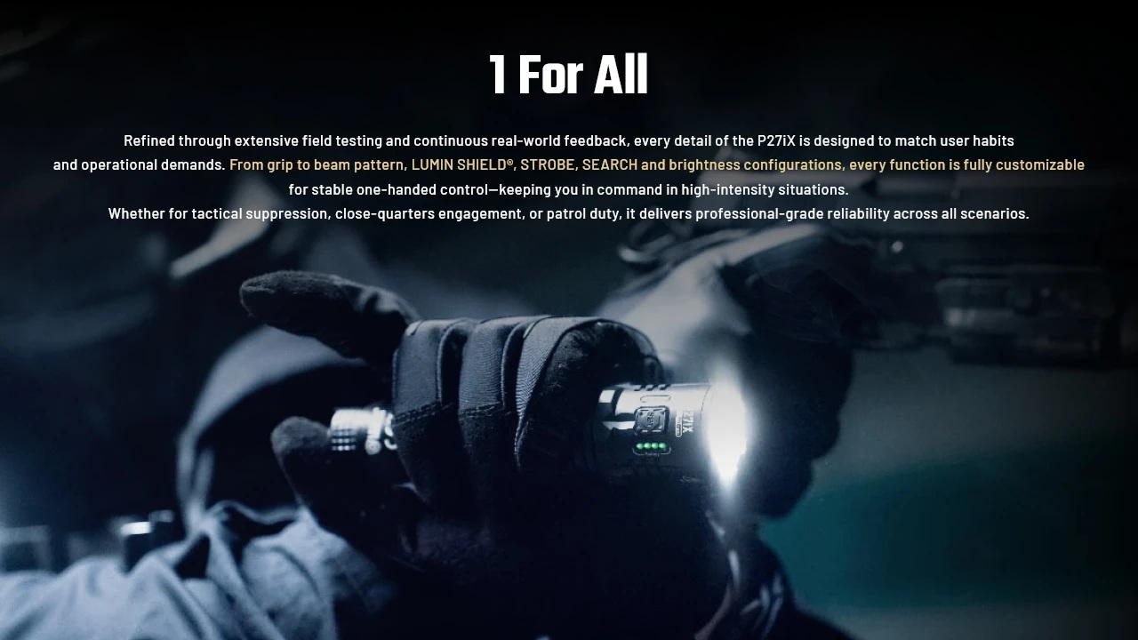 Nitecore P27iX Tactical Torch, 5000 Lumens, 430m (photo 5)