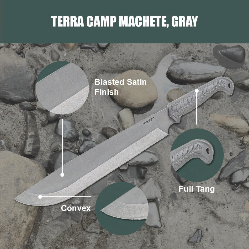 Condor Terra Camp Machete Grey