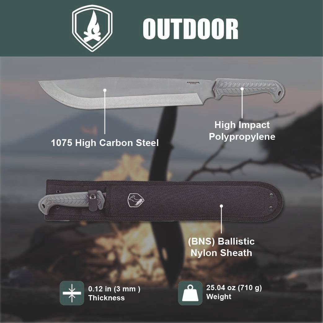 Condor Terra Camp Machete Grey