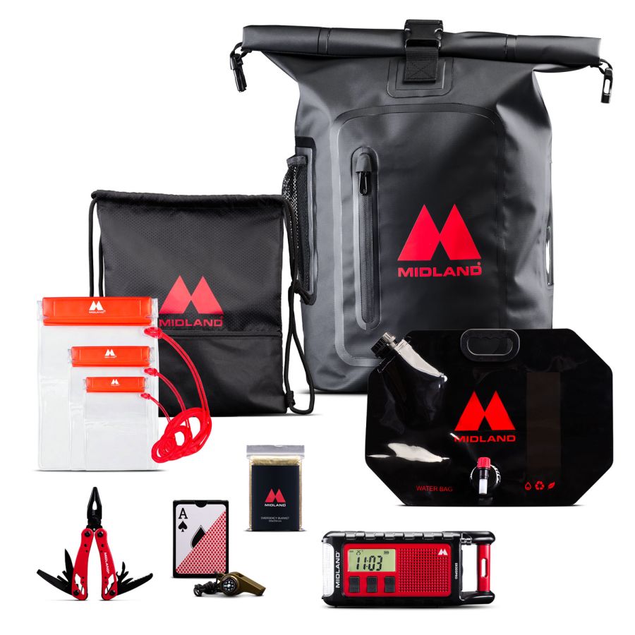 Midland Emergency Radio Backpack Kit