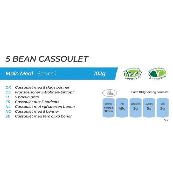 Summit To Eat 5 Bean Cassoulet Freeze Dried (Pouches)