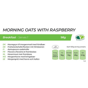 Summit To Eat Morning Oats with Raspberry Freeze Dried (Pouches)