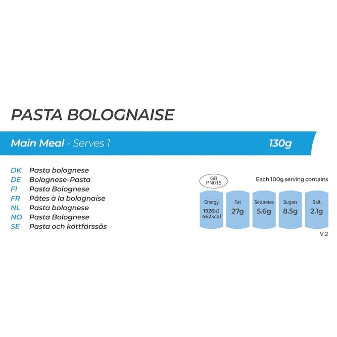 Summit To Eat Pasta Bolognaise Freeze Dried (Pouches)