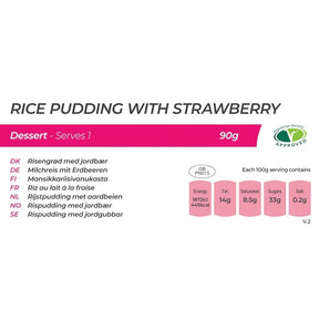 Summit To Eat Rice Pudding With Strawberry Freeze Dried (Pouches)