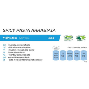 Summit To Eat Spicy Pasta Arrabiata Freeze Dried (Pouches)