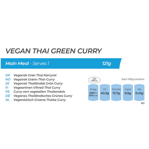 Vegan Thai Green Curry (Pouches