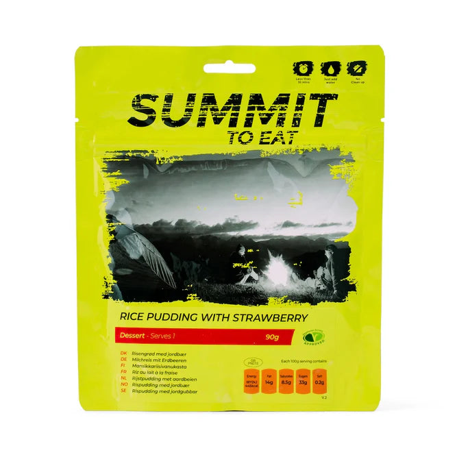 Summit To Eat Rice Pudding With Strawberry Freeze Dried (Pouches)