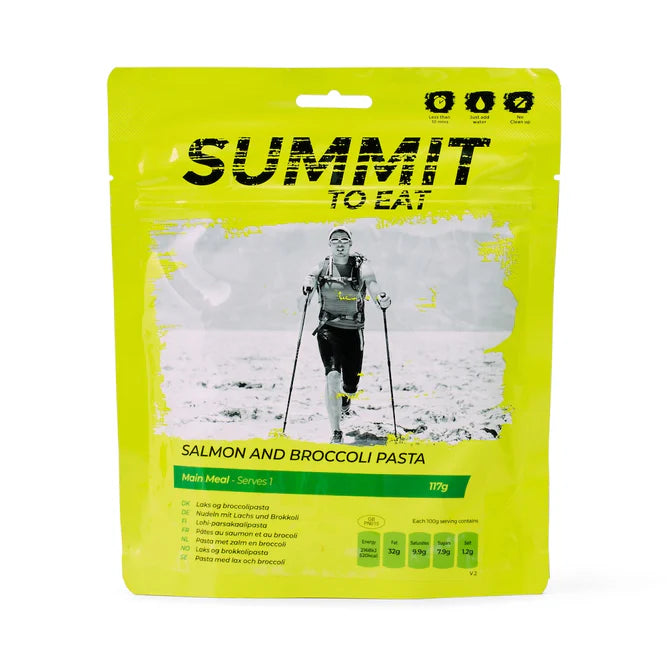 Summit To Eat Salmon and Broccoli Pasta Pouch