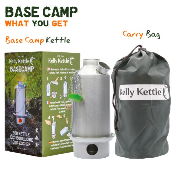Kelly Kettle Medium Scout Camp 1.2L – Stainless Steel