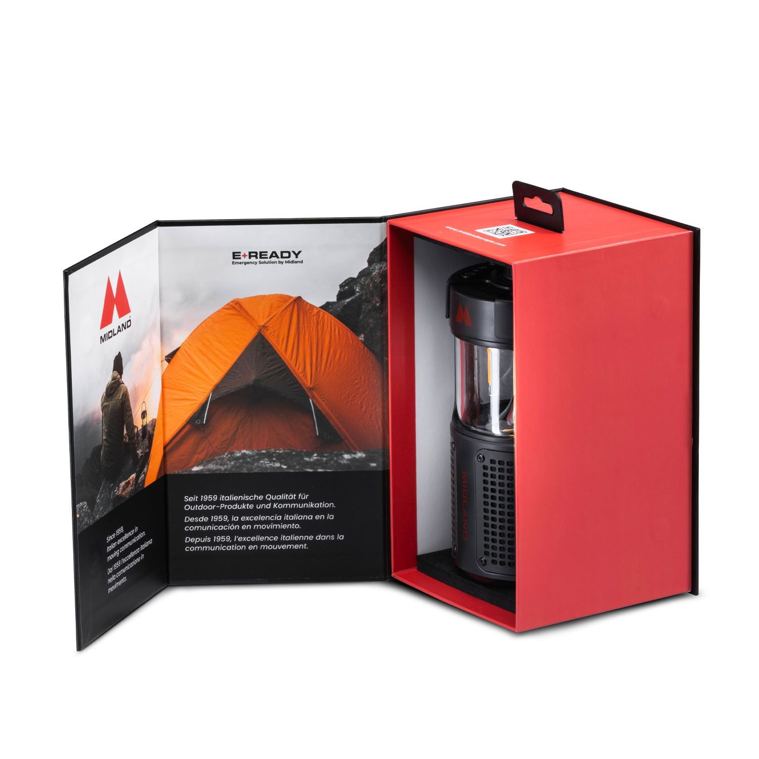 Midland ER Lantern LED lantern with Bluetooth speaker