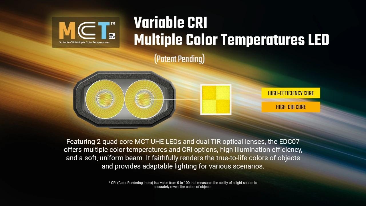 Nitecore EDC07 Slim Torch, 1500 Lumens, Three Colour Temperatures (photo 6)