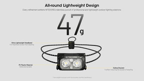 Nitecore NU25 MCT UL Ultralight Headlamp, 400 Lumens, 47g (photo 7)