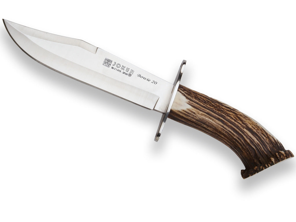 Joker Bowie Stag Horn Hunting Knife