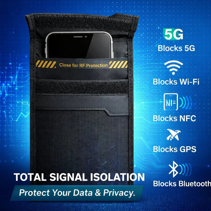 Faraday Privacy Smartphone Pouch