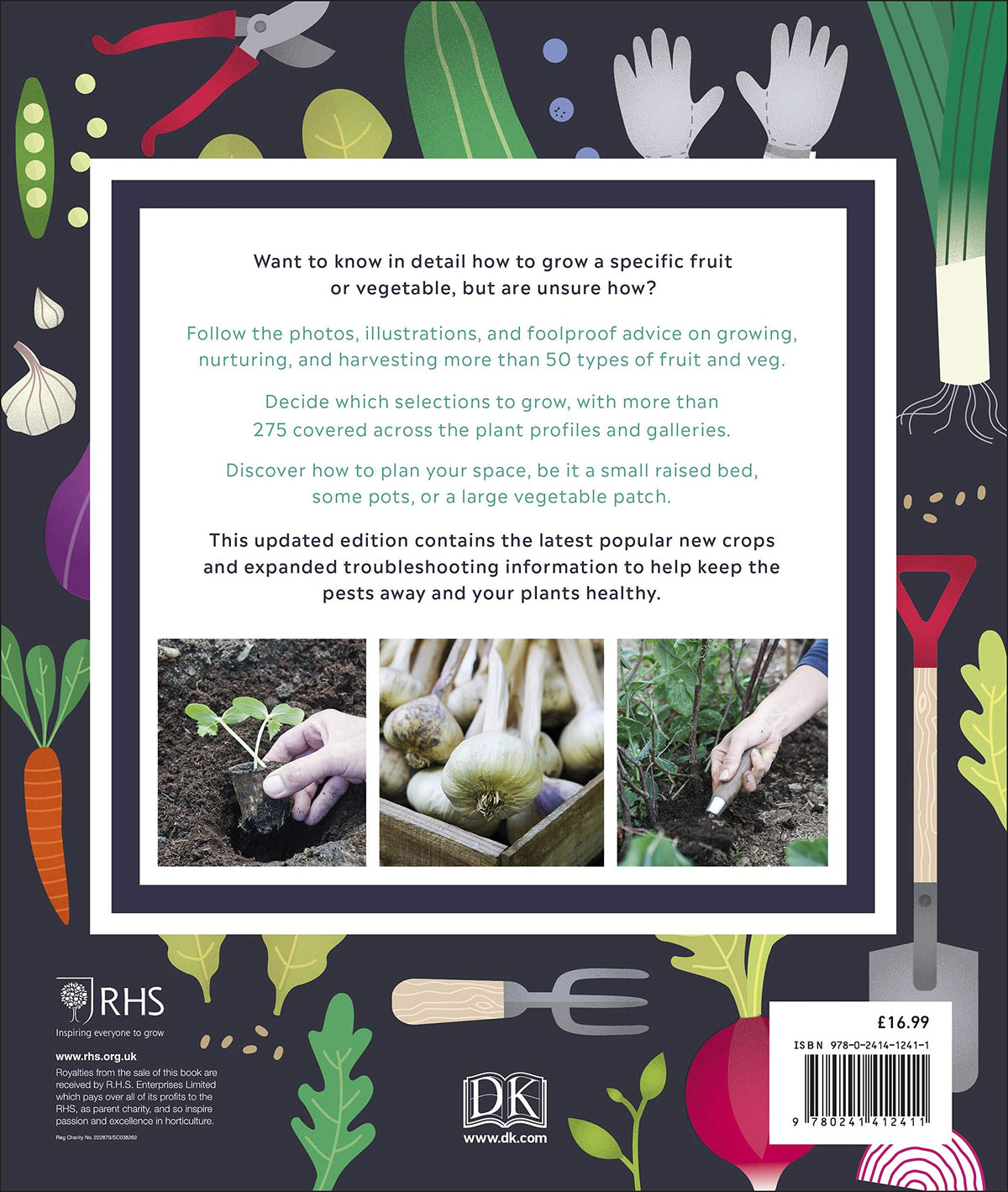 RHS Step-by-Step Veg Patch : A Foolproof Guide to Every Stage of Growing Fruit and Veg