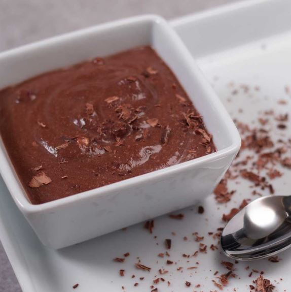 Chocolate Mousse with Granola & Cherry Freeze Dried Tin