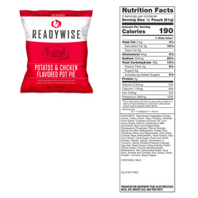 ReadyWise Freeze Dried Entree Buckets - 120 Servings, 25 Year Shelf Life
