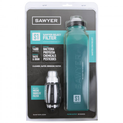 S1 Sawyer Water Filter - SP4120 - Removes Bacteria, Protozoa Chemicals, Pesticides