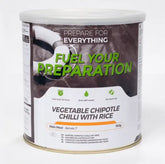 Vegetable Chipotle Chilli With Rice Freeze Dried Tin Fuel Your Preparation