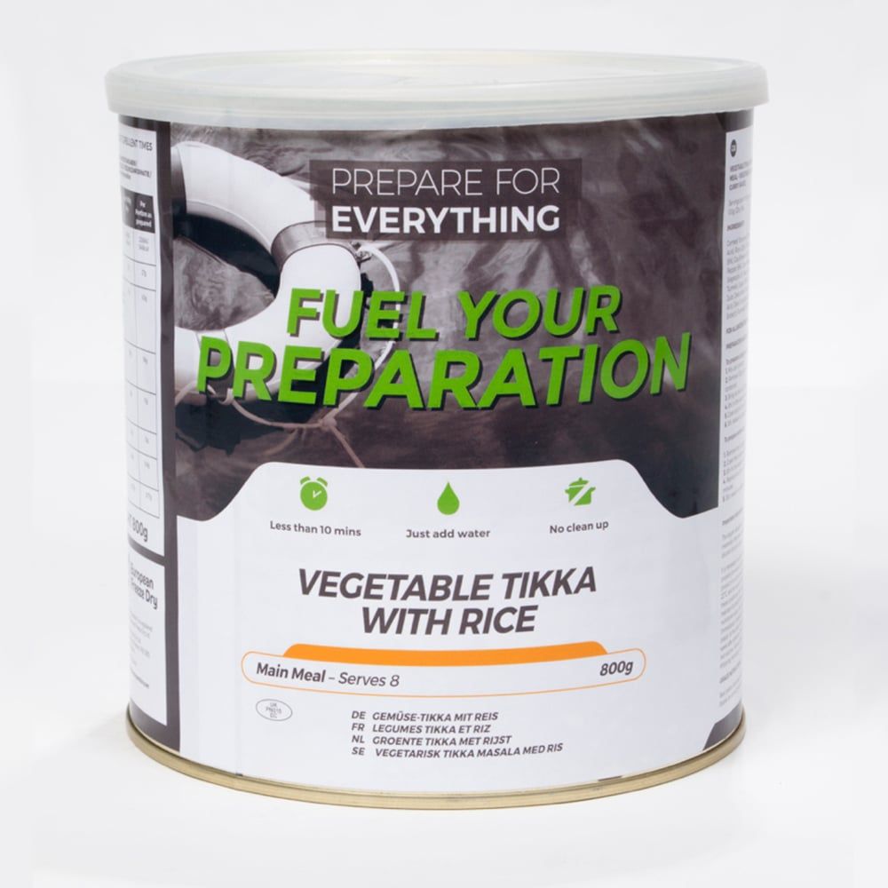 Vegetable Tikka with Rice Freeze Dried Tin