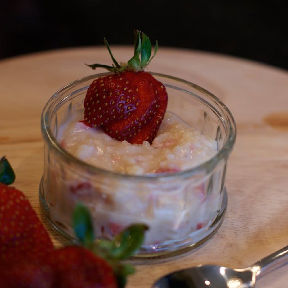Rice Pudding With Strawberry Freeze Dried (Pouches)